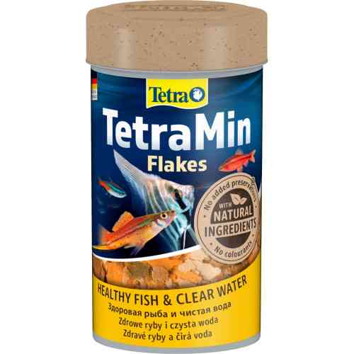Корм сухой Tetra Min Flakes для тропических аквариумных рыбок в хлопьях 100 мл Киев