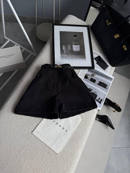 Женские базовые повседневные шорты турецкий кашемир Одесса - изображение 2