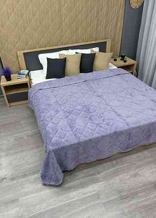 Плед-покривало Ромб 200х230 см (+-5см) Світло-лавандовий (87-257) Київ