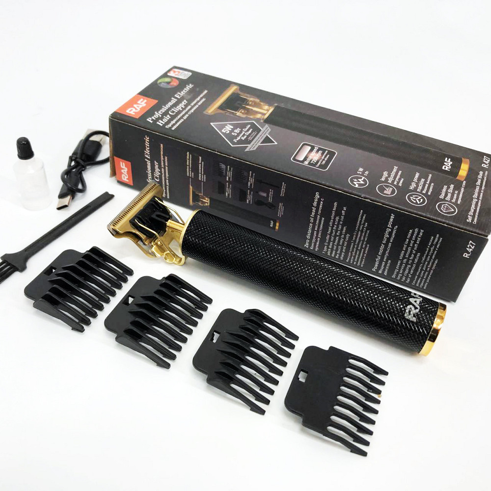 Аккумуляторная машинка для стрижки и укладки волос, Электрическая машинка триммер для волос и бороды YE-43 Львов - изображение 13