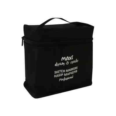 Художній маркер Maxi набір скетч-маркерів двосторонніх, 40 кольорів на спиртовій основі (MX15251) Вінниця