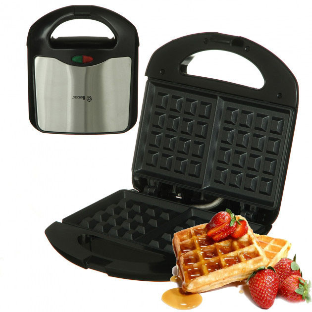 Мини вафельница Domotec MS-7705, Электронная вафельница с антипригарным покрытием WE-11 Львов - изображение 17
