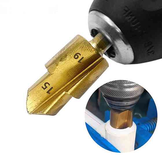 Титановое сверло 15-19мм для PPR труб и фитингов Киев