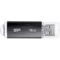 USB флеш накопичувач Silicon Power 16GB Ultima U02 Black USB 2.0 (SP016GBUF2U02V1K) Киев - изображение 1
