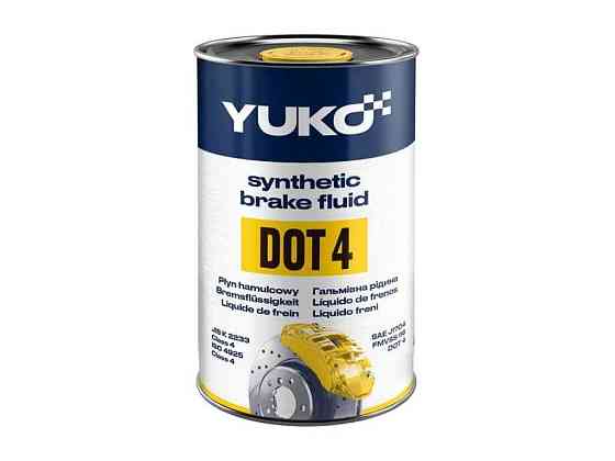 Гальмівна рідина DOT-4 900мл 0,910кг каністра жерсть ТМ VUKO Київ