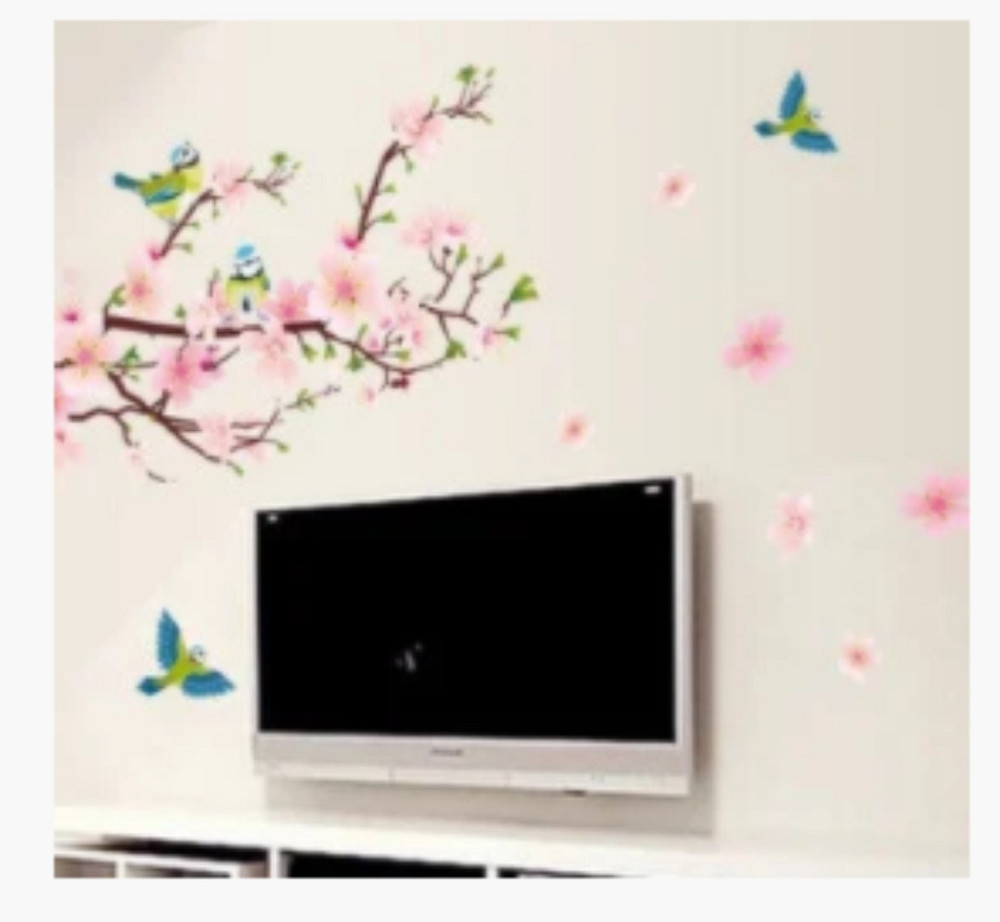 Наклейка вінілова на стіну Квітуча гілка Київ - фото 1