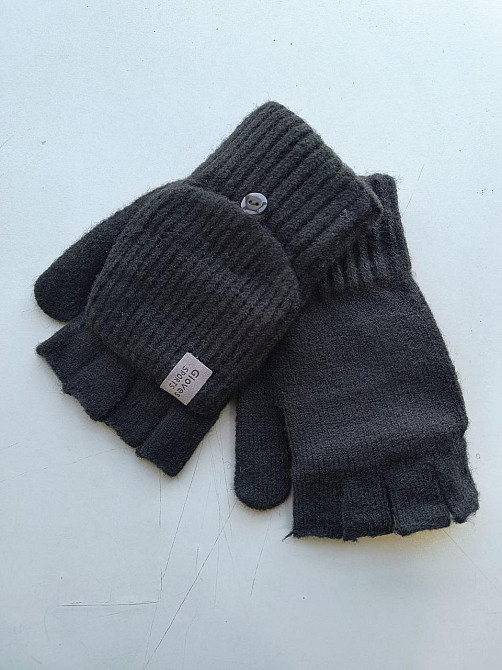 Чоловічі рукавички без пальців + рукавиці Корона Київ - фото 8