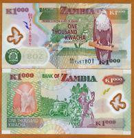 Замбия / Zambia 1000 Kwacha 2008 UNC Полтава - изображение 1