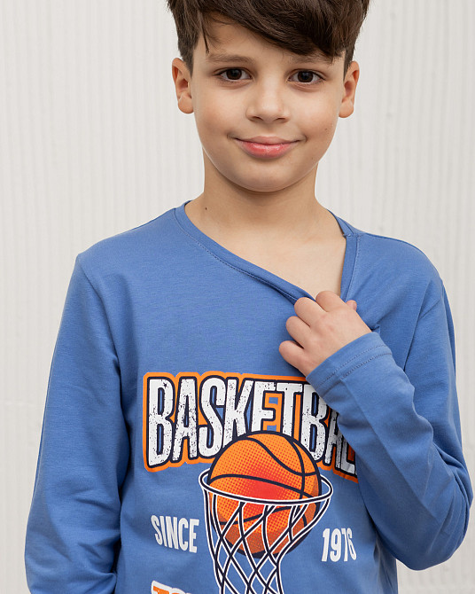 Піжама підліткова комплект зі штанами на хлопчика — Баскетбол Tom John 89942 10-11 Київ - фото 7