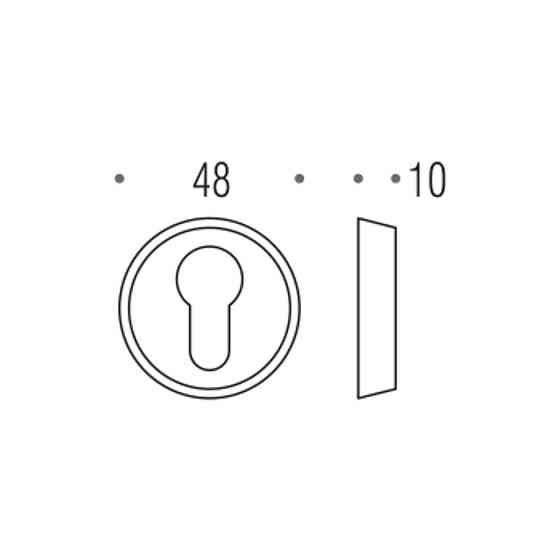 Накладка Colombo CD 33 кл мат.хром Epoca, Secura Київ
