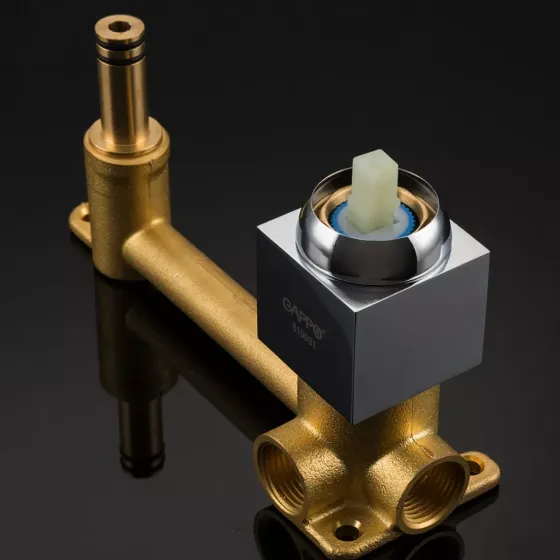 Змішувач для умивальника настінний GAPPO G1007-2, хром Київ