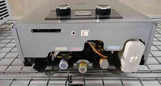 Газова колонка димохідна DION JSD 10 сіра проточний газовий водонагрівач 10 л/хв розпал від батарейок Київ