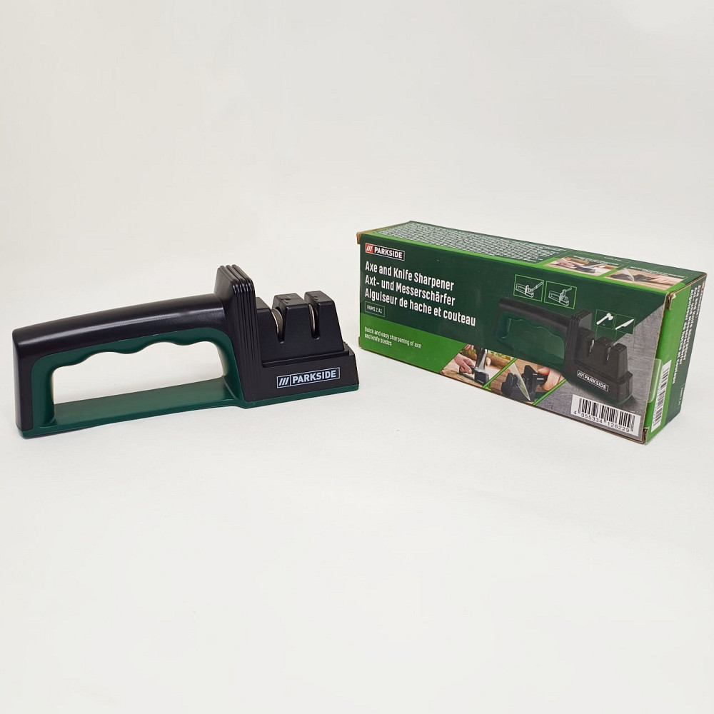 Точилка для ножей и топор Parkside PAMS 2 A1, алмазное покрытие две направляющие эргономичная нескользящая ручка PZ-22 Львов - изображение 8
