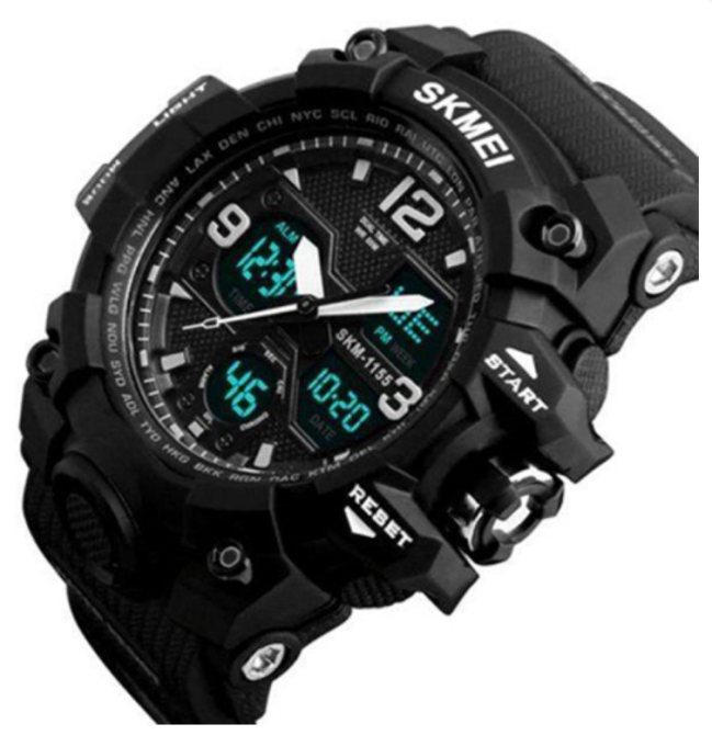 Годинники наручні SKMEI 1155BBK, ЧОРНИЙ, 6025 Дніпро - фото 2