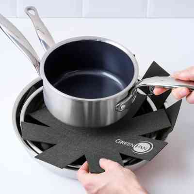 Защита для хранения сковородок GreenPan 3 шт, чорний (CC002582-001) Винница