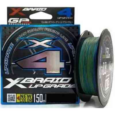 Шнур YGK X-Braid Upgrade X4 Multi Color 150m 0.8/0.148mm 14lb/6.3kg (5545.04.16) Вінниця