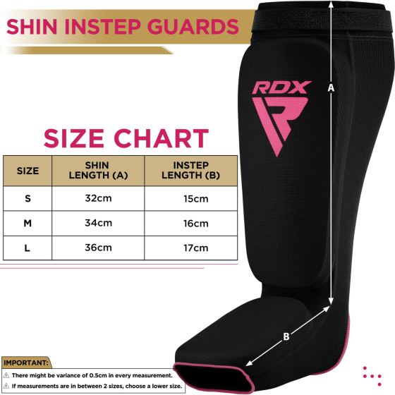 Захист гомілки та стопи RDX Shin Instep Foam Black/Pink S Каменское