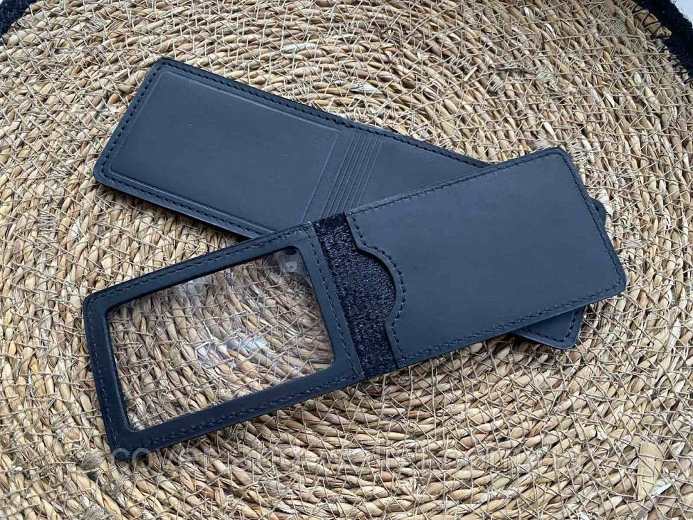 Обкладинка "Державна податкова служба України" з вінтажної шкіри чорного кольору Київ - фото 7