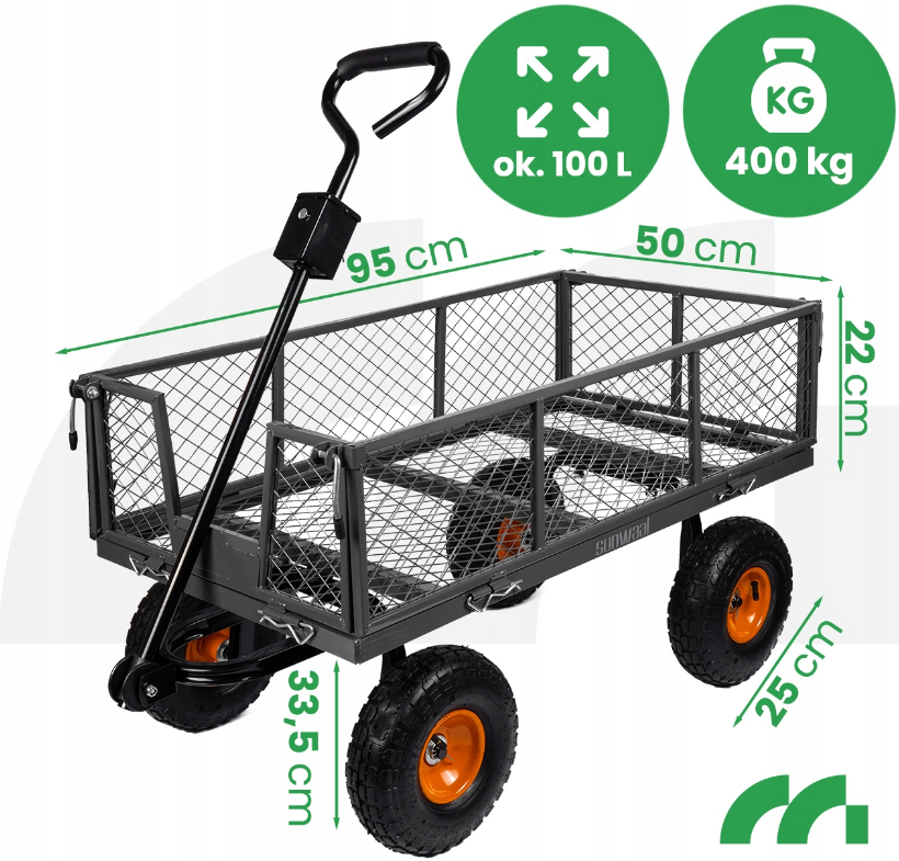 Тележка садовая Maltec 100л (Польша) Киев - изображение 12