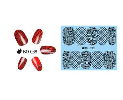 Наклейки для нігтів BD-038 Київ