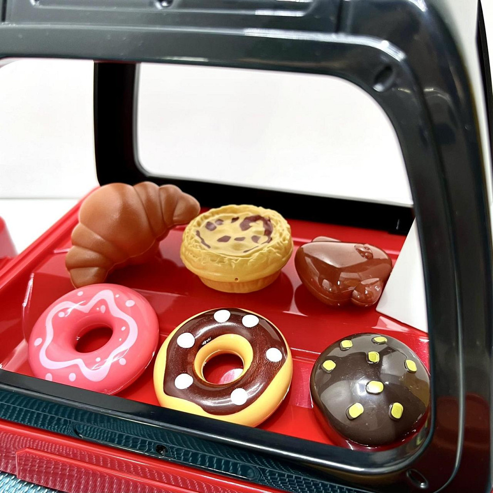 Ігровий набір магазин Кав'ярня звукові ефекти 41 деталь продукти термінал Чорно-червоний (668-142-143) Чернигов - изображение 7