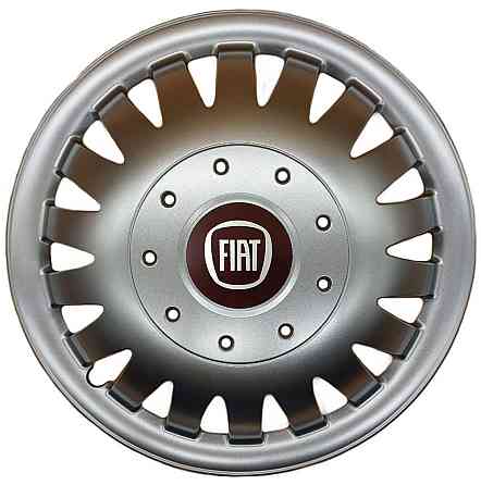Автомобильные модельные колпаки R15 Fiat 320 4шт, SJS, серебряные Киев