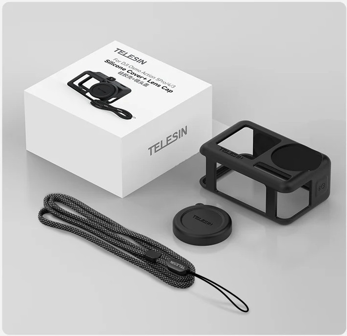 Силіконовий чохол DJl Action 5 Pro/4/3 з ковпачком Telesin S6-PTC-011-TDJ Київ - фото 5