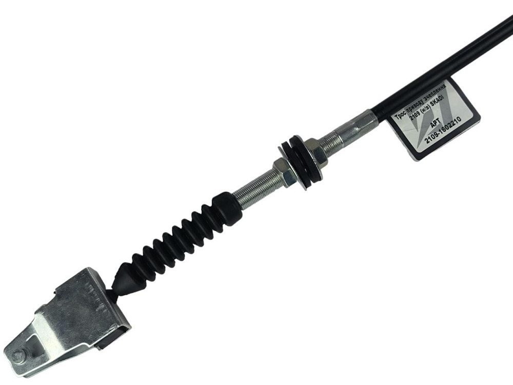 Трос 2108, 2109, 21099, 2113-2115 новий зразок (круглий наконечник) зчеплення Мукачево - фото 1