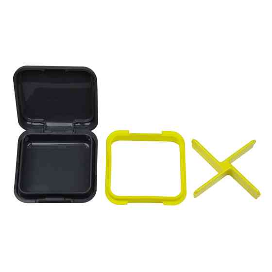 Кейс для капсул Fitseven UZSPACE TP005GY, графітовий з жовтим Вінниця