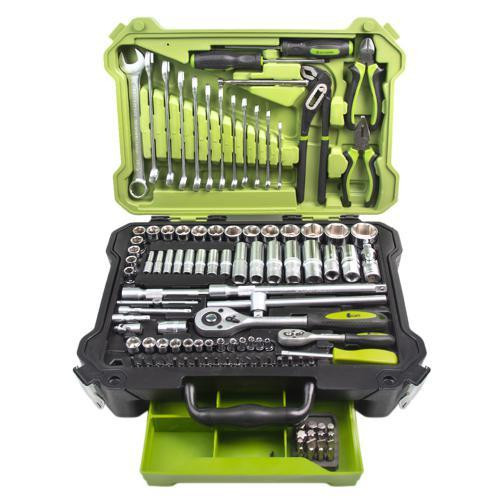 Універсальний набор інструменту 1/4" & 1/2" , 115 предм (НГ-4115П) Alloid Одеса - фото 1