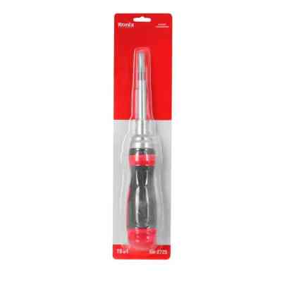 Набор отверток Ronix с трещоткой и набором бит, 19в1 (RH-2725) Винница