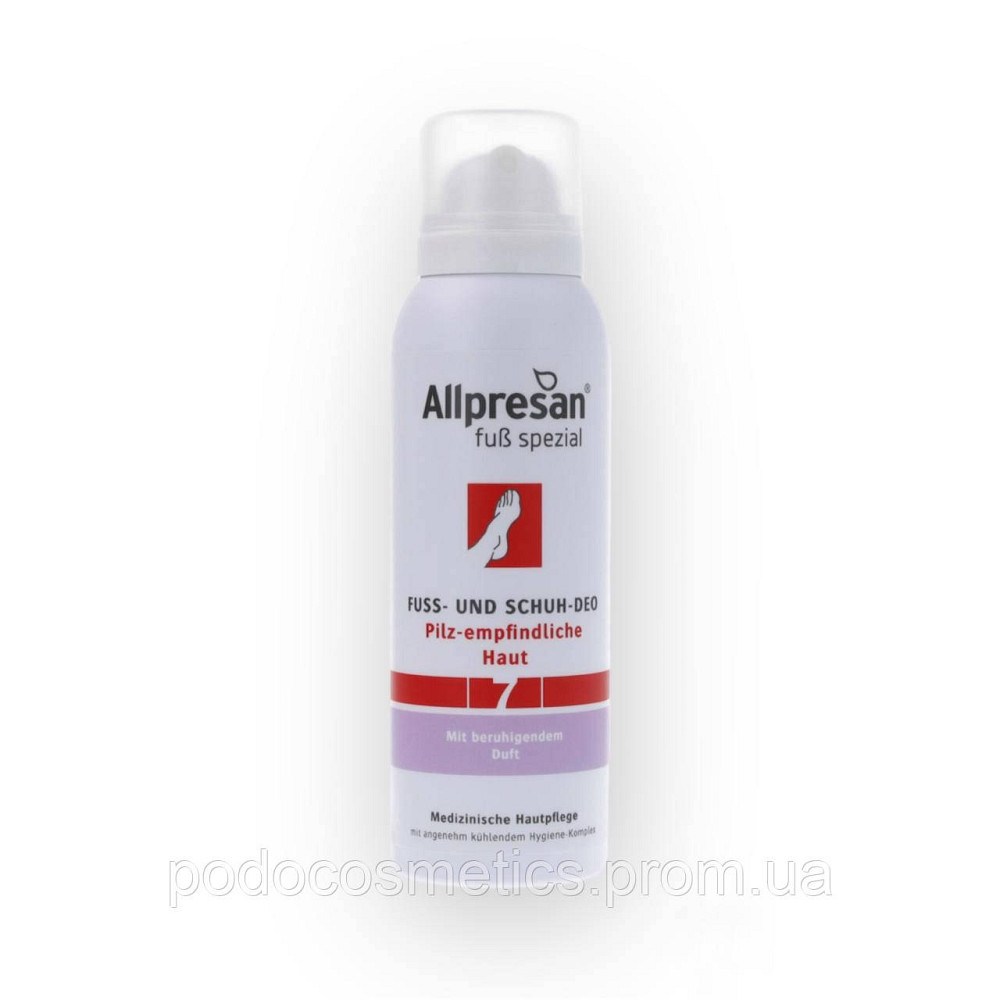 Спрей для ніг та взуття Allpresan Foot Special № 7 Foot and Shoe Deodorant, 125 мл Одеса - фото 1