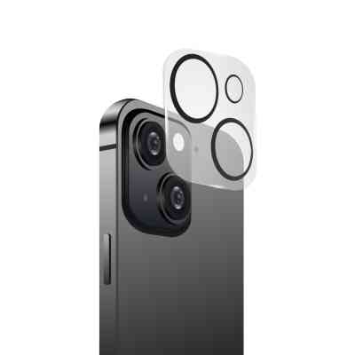 Стекло защитное Intaleo Camera Lens Apple Iphone 15 Plus Black (1283126576850) Винница