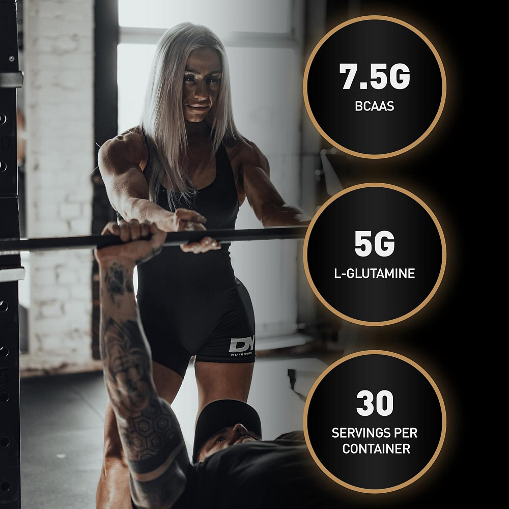 Амінокислоти BCAA та L-глютамін DORIAN YATES NUTRITION BCAA + GLUTAMINE 450G (PEACH) Луцьк - фото 3