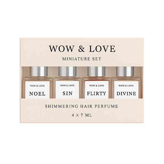 Сет мініатюр парфум-блиску для волосся 4 в 1 WOW&LOVE Київ