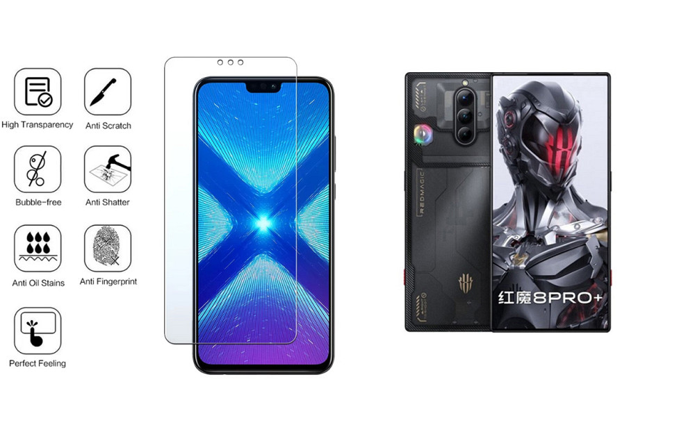 Защитное стекло NeoGlass для nubia Red Magic 8 Pro, Red Magic 8S Pro – ультрапрозрачное и устойчивое Киев - изображение 4