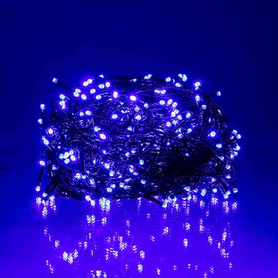 Garlando Гірлянда Різдвяна фея вулична 50 (м) 500 LED чорний провід Синій CF500L50MBBL Коломия