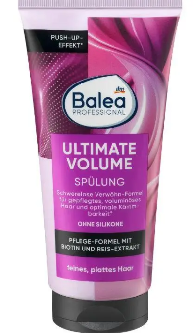 Кондиціонер для волосся Balea Ultimate Volume з біотином та екстрактом рису 200мл Львів - фото 1