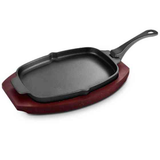 Чугунная сковорода со съемной ручкой и подставкой 33,5х21 см GRILLI 777201 Код: 012734 Ровно