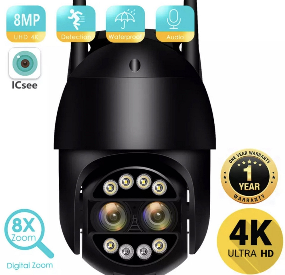 Wi-Fi камера відеоспостереження 4мп 8мп. Київ - фото 4