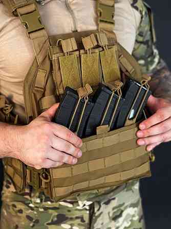 Тактична плитоноска койот Yakeda з 9 підсумками тактична плитоноска бронежилет на системмі моллі   WAR Львів