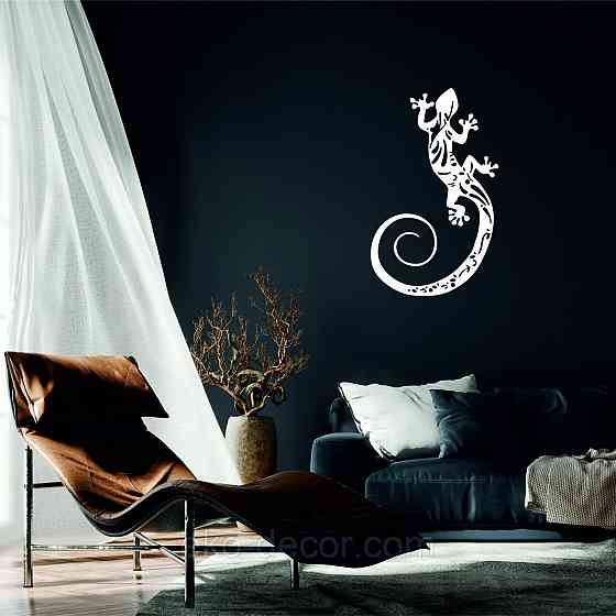 Декоративне настінне 3D Панно «Ящірка» Декор на стіну з об'ємом Київ