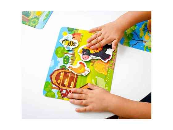 Игра с липучками Кто где живет? VT1302-26 ТМ VLADI TOYS Киев