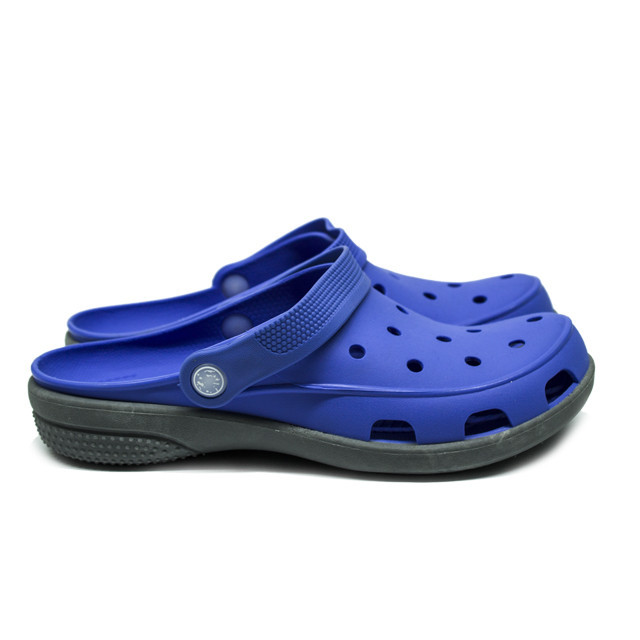 Кроксы резиновые силиконовые голубые 