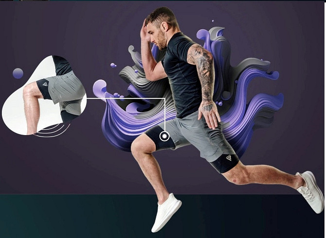 Компресійні шорти для RDX MMA T16 2-в-1 GREY/BLACK-M Каменское - изображение 8