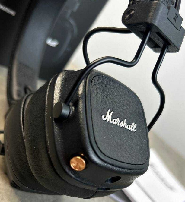 Навушники Marshall Major 5 чорні — Bluetooth 100 годин без підзарядки. Харків - фото 2