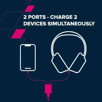 Зарядное устройство Canyon CU35CC GaN 35W 2xPD EU White (CNS-CUW35CC) Винница