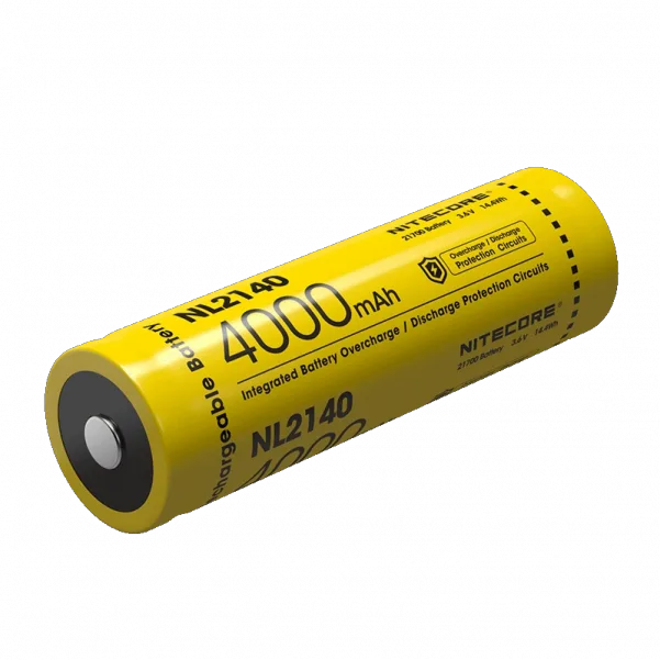 Аккумулятор 21700 Li-Ion Nitecore NL2140 4000mAh 5A (Желтый) Винница - изображение 1