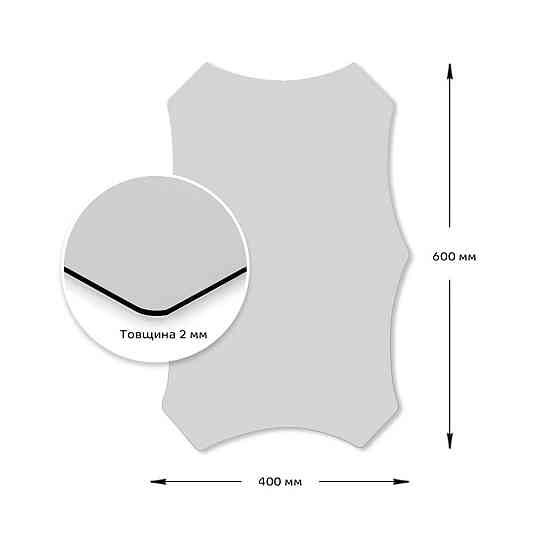Самоклеющееся акриловое зеркало 40х60 см Киев