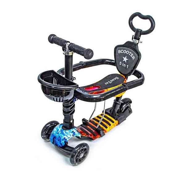 УЦІНКА! Самокат дитячий 3-х колісний 5 в 1 "Сонечко" Bambi 1486655214-UC до 25 кг Вінниця